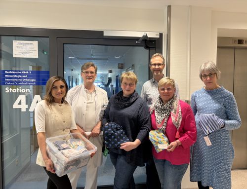 50 Wendemützen für Krebspatient:innen